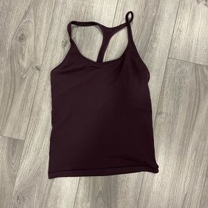 Athleta tank top with sport bra